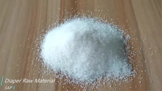 Tai Gk402 생리대 Sap 슈퍼 흡수성 폴리머 아기 기저귀 Tai 283